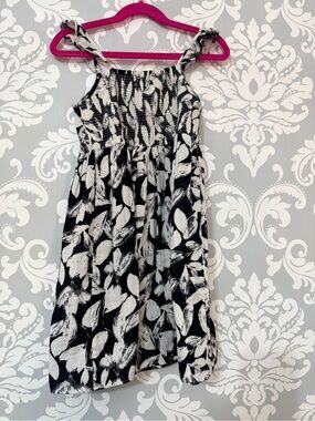• George X Asda Black & White Leaf Print Sundress